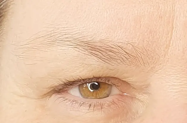 Permanent Make-up Augenbrauen vorher Beispiel 3